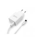 CARGADOR COOL MICRO USB 3 AMP WHITE CABLE
