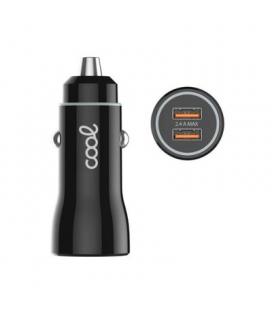 CARGADOR COOL COCHE 1 USB 20W CARGA RAPIDA BLACK