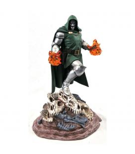 Figura diamond select toys marvel gallery comic re - run doctor doom pvc diorama 25.5cm