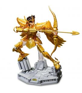 Figura pantasy saint seiya sagittarius the gold archer set construccion 47cm