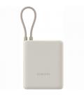 Powerbank 10000mah xiaomi 33w power bank integrated cable/ 33w/ beige