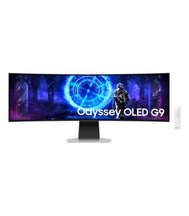 Monitor gaming ultrapanorámico curvo samsung odyssey oled g9 s49dg954su 49'/ dual qhd/ 0.03ms/ 240hz/ oled/ multimedia/