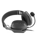 Auriculares gaming con micrófono mars gaming mh-pro/ jack 3.5/ usb/ negros