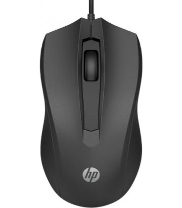 Ratón hp 105/ hasta 1600 dpi/ negro
