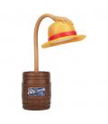 Luz articulable de sombrero de paja one piece