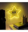 Luz neon pared paladone super mario bros super estrella