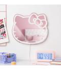 Espejo de neón led montable en la pared hello kitty