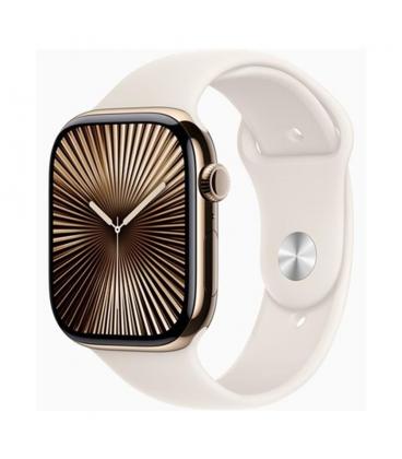 Smartwatch apple watch series 10 gps + cell 46mm golden titanium s - m