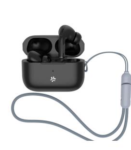 Celly HARMONYBK auricular y casco Auriculares Inalámbrico Dentro de oído Llamadas/Música USB Tipo C Negro