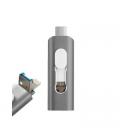 PENDRIVE 128GB 3 EN 1 COOL GRIS
