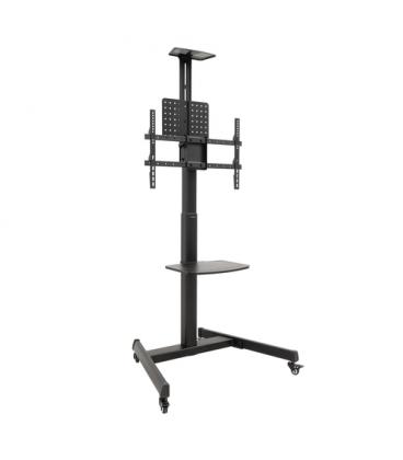 Soporte de suelo inclinable con ruedas tooq fs1184m-b para tv de 35-70'/ hasta 70kg