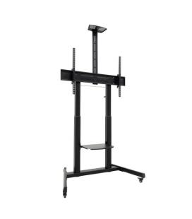 Soporte de suelo inclinable con ruedas tooq fs20406hm-b para tv de 60-100'/ hasta 120kg