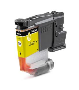 Brother LC521Y cartucho de tinta 1 pieza(s) Original Amarillo
