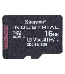 Tarjeta memoria sdhc 16gb kingston industrial uhs - i cl10