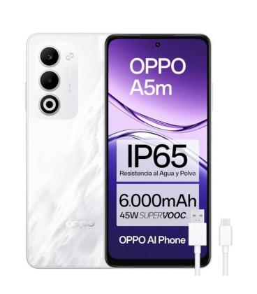 Oppo a5m 6.67" hd+ 8gb 256gb ip65 mist white