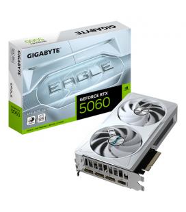 GIGABYTE GeForce RTX 5060 EAGLE OC ICE 8G Tarjeta Gráfica - 8GB GDDR7, 128bit, PCI-E 5.0, 2550 MHz Frecuencia del núcleo, 3 x Di
