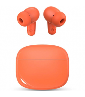 Auriculares bluetooth spc boost buds con estuche de carga/ autonomía 7.5h/ rojos