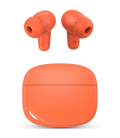 Auriculares bluetooth spc boost buds con estuche de carga/ autonomía 7.5h/ rojos