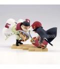 Figura banpresto one piece world collectable figure log stories edward newgate vs shanks 13cm