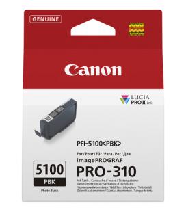 Cartucho tinta canon pfi - 5100pbk negro photo