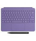 Teclado microsoft surface pro 12 pulgadas + pen violeta