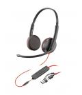 Auriculares poly blackwire 3225 negro