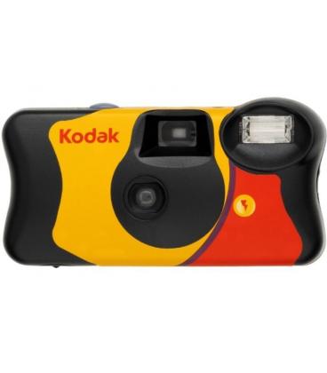 Cámara desechable kodak funsaver 39/ 39 exposiciones/ amarilla y roja
