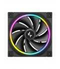 Ventilador caja deepcool fl12r argb 120mm negro