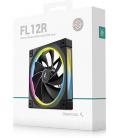 Ventilador caja deepcool fl12r argb 120mm negro