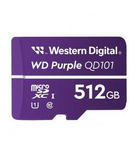Tarjeta de memoria micro sdxc wd western digital purple sc qd101 512gb uhs - i cl10