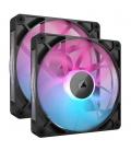 Ventilador caja corsair rs140 max 2 x 140mm negro