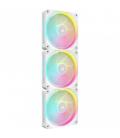 Ventilador caja corsair lx120 icue link rgb 3 x 120mm blanco