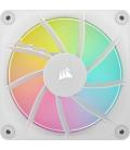 Ventilador caja corsair lx120 icue link rgb 3 x 120mm blanco