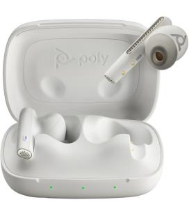 Estuche de carga auriculares poly voyager free 60 uc inalambrico blanco