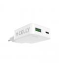 Celly cargador 1 usb-c 1 usb- a 45w