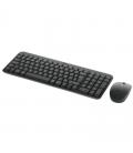 Logitech teclado+raton mk250 bluet negro