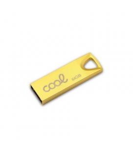 PENDRIVE 64GB USB 2.0 COOL METAL KEY DORADO