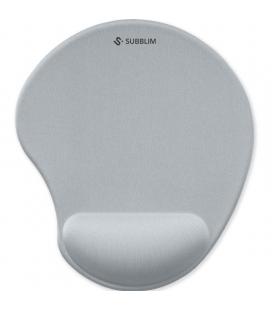 Alfombrilla ergonómica subblim ergo neogel mousepad/ 240 × 190 × 15mm/ plateada