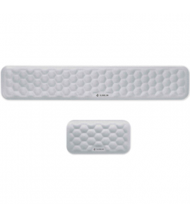 Pack de 2 reposamuñecas subblim ergo airpadding/ plateadas