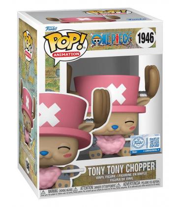Funko pop one piece tony tony chopper with cotton candy exclusive