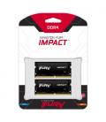 Memoria ram ddr4 64gb 2x32gb kingston - 3200mhz - pc4 - 25600 - fury impact - cl20 - 1.2v - sodimm