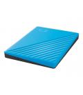Disco duro externo hdd wd western digital 2tb my passport usb 3.2 azul