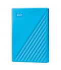 Disco duro externo hdd wd western digital 4tb my passport usb 3.2 azul