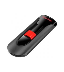 Memoria usb 2.0 sandisk 32gb cruzer glide negro - rojo