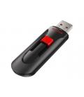 Memoria usb 2.0 sandisk 32gb cruzer glide negro - rojo