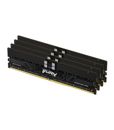 Memoria ram ddr5 128gb 4x32gb kingston - 5600mhz - pc5 44800 - fury renegade pro - cl28 - 1.35v