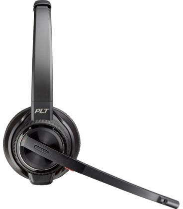 Auriculares poly savi 8220 office inalambrico negro