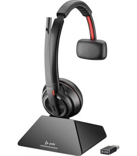 Auriculares poly savi 8210 office inalambrico negro