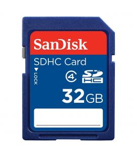 Tarjeta memoria secure digital sd 32gb sandisk clase 4 sdhc