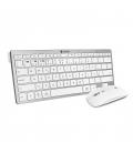 Teclado + raton subblim combo plata portugues